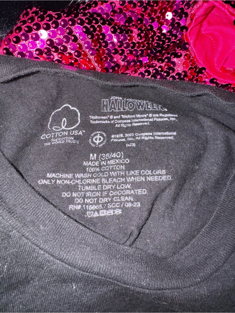 Black Cotton Women's Sweater - Medium